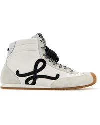 Loewe - Sneakers Ballet Runner 2.0 bianche in nylon e pelle scamosciata - Lyst