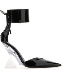 The Attico - Scarpe con tacco Morgan in pelle nera - Lyst
