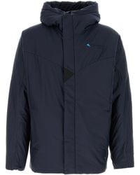 Klättermusen - Navy Blue Polyester Lodyn Padded Jacket - Lyst
