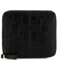 Comme des Garçons - Black Leather Wallet - Lyst