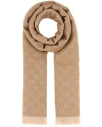 Gucci - Sciarpa in lana ricamata - Lyst