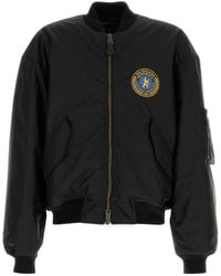 Balenciaga - Nylon Uniform Merch Large Fit Bomber - Lyst