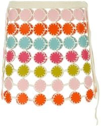 MY BEACHY SIDE - Multicolor Crochet Mini Skirt - Lyst
