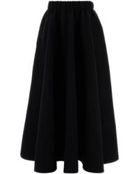 Extreme Cashmere - Black Flannel Venus Skirt - Lyst