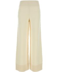 Camilla & Marc - Ivory Wool Blend Ash Wide-leg Pant - Lyst