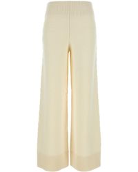 Camilla & Marc - Ivory Wool Blend Ash Wide-leg Pant - Lyst