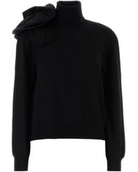 Moschino - Maglione in lana nera - Lyst