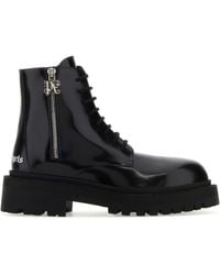 Palm Angels - Logo-print Lace-up Boots - Lyst