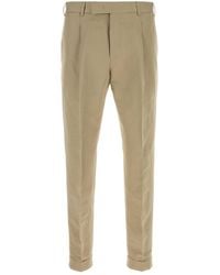 PT Torino - Beige Linen Blend Pant - Lyst