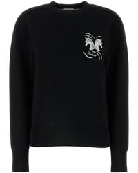 Burberry - Stretch Wool Blend Sweater - Lyst