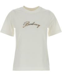 Burberry - Chalk Logo T-Shirt - Lyst