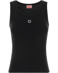 KENZO - Gots Boke Flower 2.0 Embroidered Tank Top - Lyst