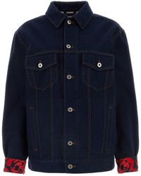 Burberry - Oversized Denim Jacket - Lyst