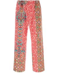 Pantamolle - Printed Poplin Bajuna Pant - Lyst