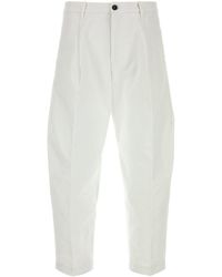 Nine:inthe:morning - White Cotton Giulio Pant - Lyst