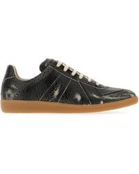 Maison Margiela - Sneakers Replica in pelle nera - Lyst