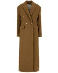 Nanushka - Cappotto Ferris in misto lana cammello - Lyst