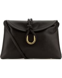 Bottega Veneta - Borsa a tracolla Liberta piccola in pelle testa di moro - Lyst
