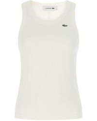 Lacoste Sleeveless and tank tops for 