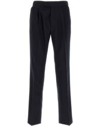 Brioni - Midnight Blue Wool Pant - Lyst
