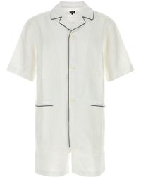 ZEGNA - White Linen Pyjama - Lyst