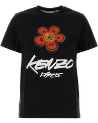 KENZO - Cotton T-Shirt - Lyst
