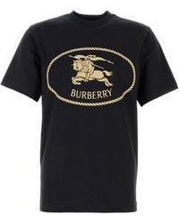 Burberry - Cotton T-Shirt - Lyst
