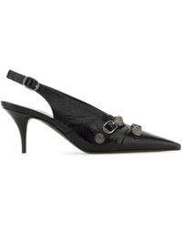 Balenciaga - Leather Cagole Pumps - Lyst