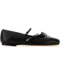 Jimmy Choo - Leather Ballerinas "Loli" - Lyst
