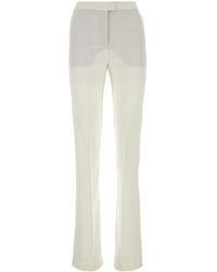 ANDAMANE - White Crepe Gladys Pant - Lyst