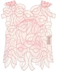 Cecilie Bahnsen - Pink Organza Top - Lyst