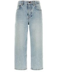 Balenciaga - Light-blue Denim Jeans - Lyst