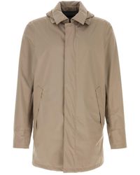 Herno - Cappuccino Polyester Jacket - Lyst