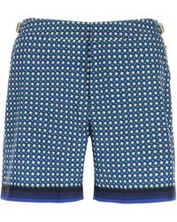 Orlebar Brown - Printed Polyester Swimming Shorts - Lyst