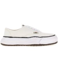 Maison Mihara Yasuhiro - White Canvas Baker Sneakers - Lyst