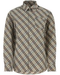 Burberry - Vintage Check Cotton Shirt - Lyst