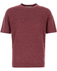 Brunello Cucinelli - Solid Crew Neck Polo - Lyst