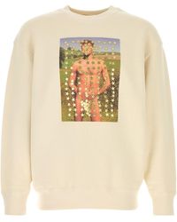 JW Anderson - Jw Anderson Ivory Cotton Sweatshirt - Lyst
