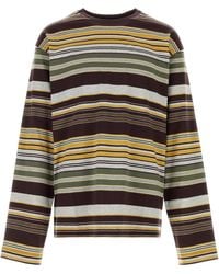 Dries Van Noten - Embroidered Cotton Oversize Hember T-Shirt - Lyst