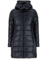 Tatras - Dark Blue Nylon Down Jacket - Lyst