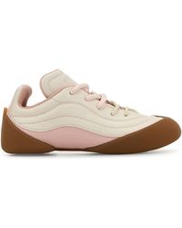 McQueen - Two-Tone Leather Flexion Sneakers - Lyst