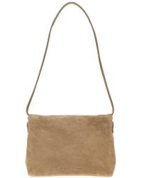 Brunello Cucinelli - Suede Shoulder Bag - Lyst
