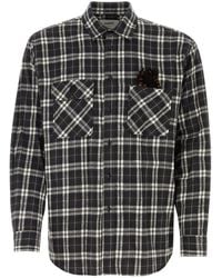 Doublet - Camicia in flanella ricamata - Lyst