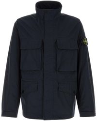 Stone Island - Logo Jacket - Lyst