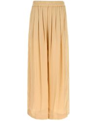Isabel Marant - Peach Satin Nolia Wide-Leg Pant - Lyst