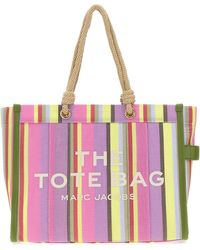 Marc Jacobs - Embroidered Canvas Large The Tote Bag Shopping Bag - Lyst