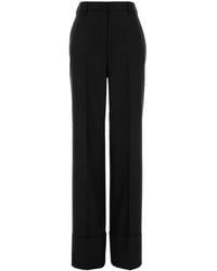 Valentino Garavani - Black Wool Pant - Lyst