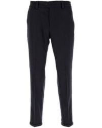 PT Torino - Midnight Blue Stretch Wool Pant - Lyst
