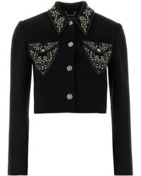 Versace - Wool Blazer - Lyst