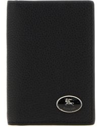 Burberry - Black Leather Card Holder - Lyst
